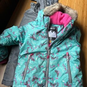 GUSTI girls winter snow set jacket and pants